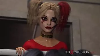 play 与性交的女同性恋性行为。哈莉奎恩在监狱里和一名女狱警玩耍