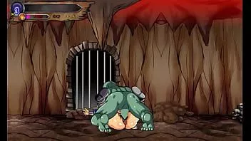 Putar Wanita imut berhubungan seks dengan pria orc di game porno baru yang panas