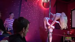 Afspelen Christmas Anal Extravaganza: Strip Club Milfs in Group Sex Orgy